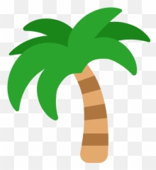 Palm Tree Emoji For Facebook Email Sms - Png