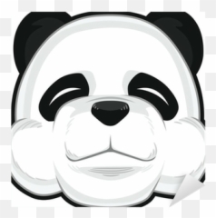 Cute Panda Sticker Pixers - Huilende Emoji