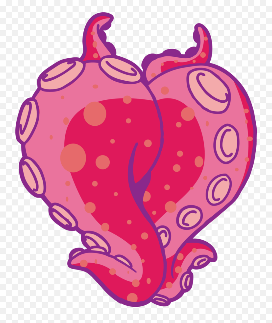 Heart By Rizden - Tentacle Heart Emoji,Tentacle Emoji