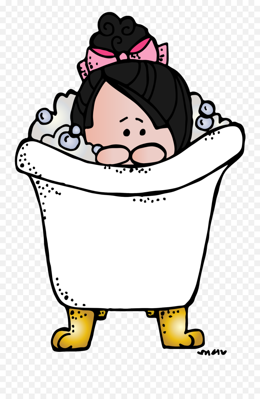 Bubble Bath Clipart Png - Melonheadz Bath Clipart Emoji,Bathtub Emoji