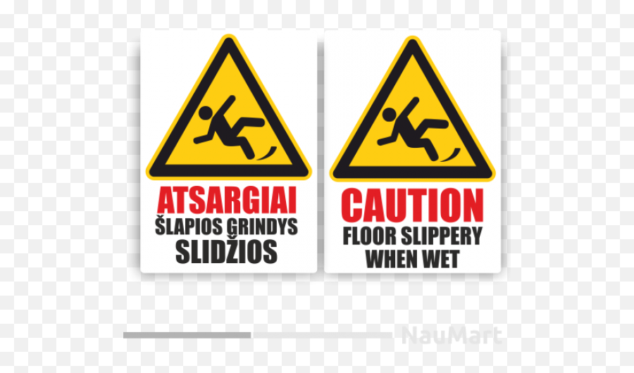 Floor Slippery When Wet Sign - Thailand Emoji,Warning Sign Emoji