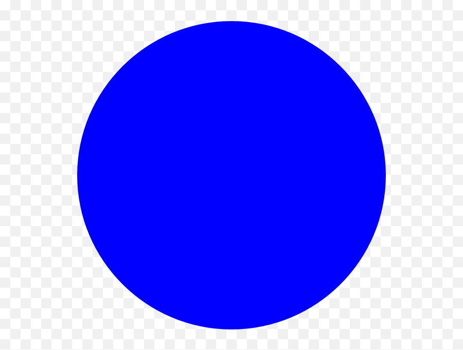 Blue Dot Clipart - Circle Emoji,Blue Dot Emoji