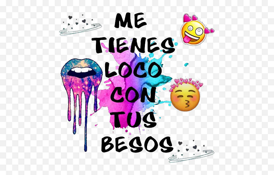 Frases De Farruko Stickers For Whatsapp - Smiley Emoji,Emoticon De Beso