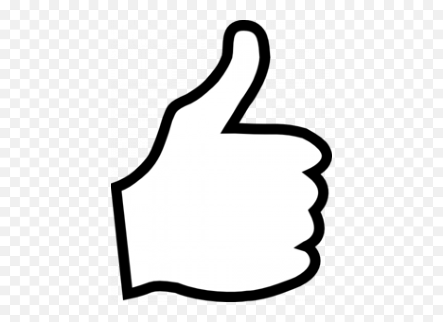 Library Of Clip Art Of Thumbs Up Png Files Clipart - Clipart Black And White Thumb Up Emoji,Blue Thumbs Up Emoji