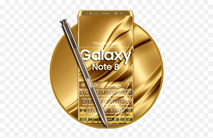 Keyboard For Galaxy Note 8 Gold - Apps On Google Play Cosmetics Emoji,Note 8 Emoji