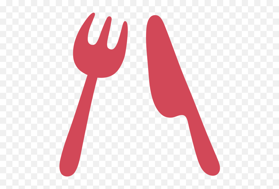 Fork And Knife - Nó I Widelec Clipart Emoji,Knife Emoji