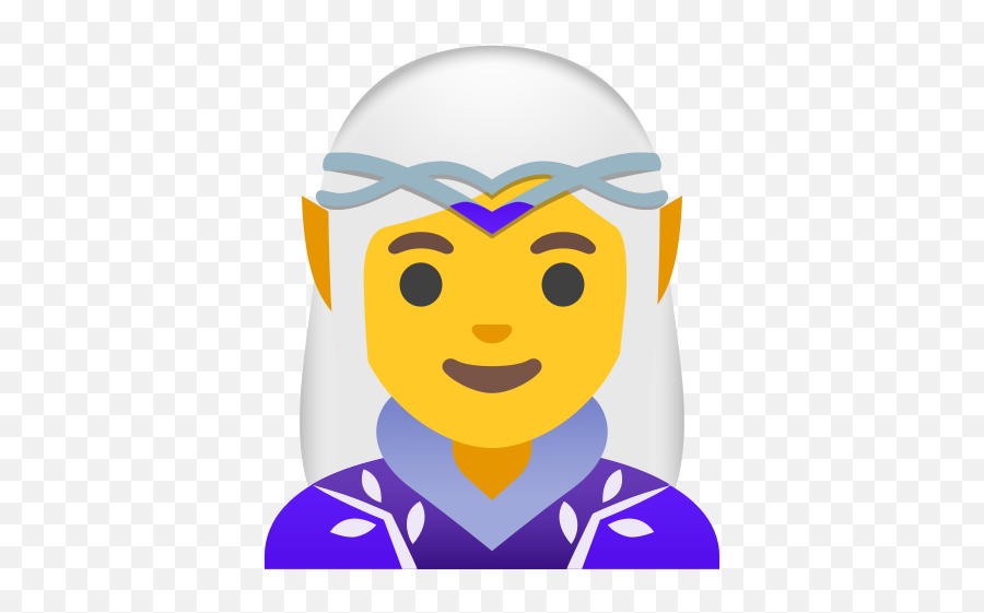 Woman Elf Emoji - Elfo Emoji,Elf Emoji