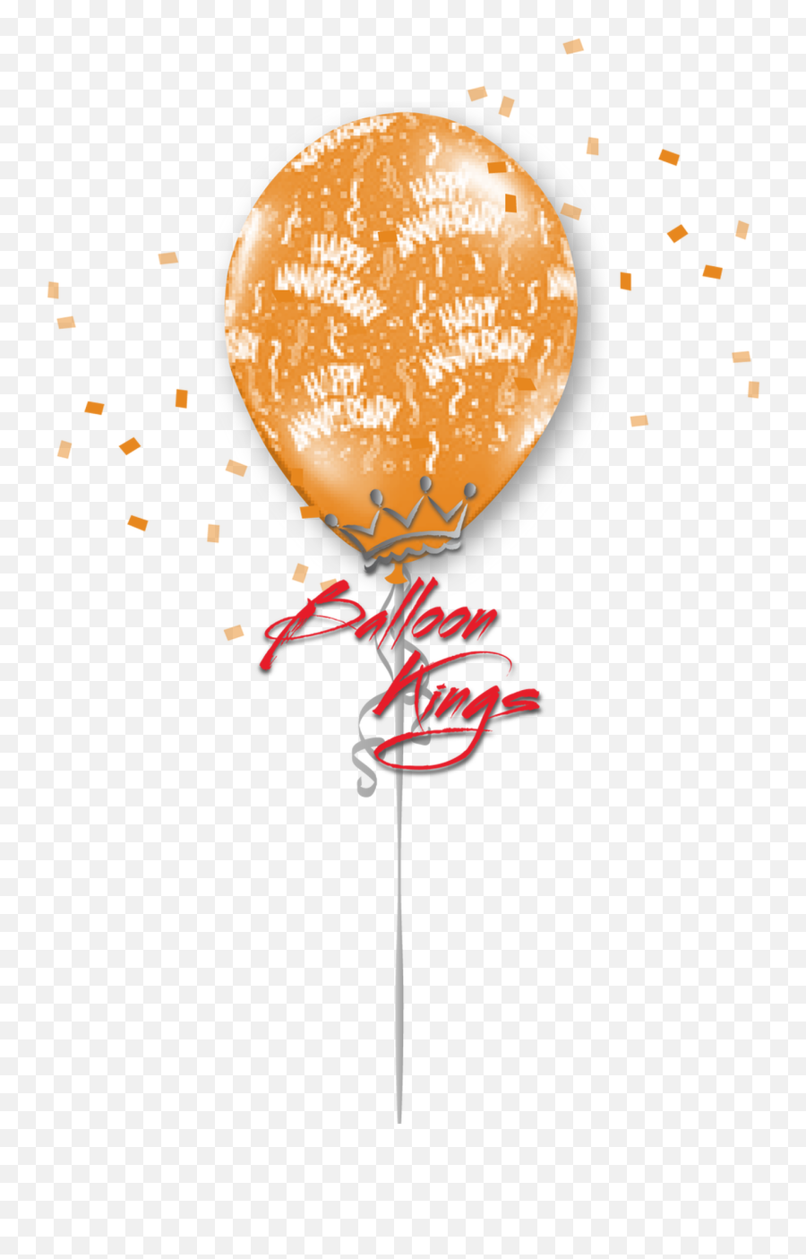 11in Latex Jewel Happy Anniversary - Orange Balloon Emoji,Happy Anniversary Emoji