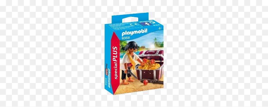 Playmobil Various - The Fun Shop Namibia Playmobil Pirate With Treasure Chest 9358 Emoji,Treasure Chest Emoji