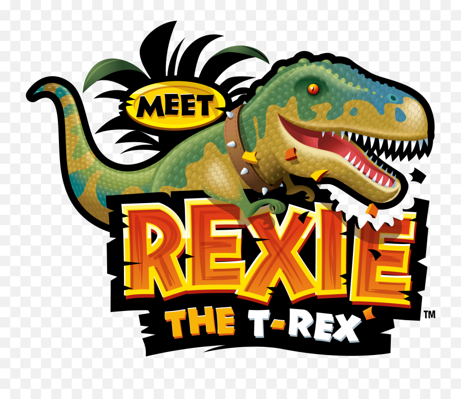 Meet Rexie The T - Rex Logo T Rex Logo Transparent Cartoon Rexie The T Rex Emoji,Trex Emoji