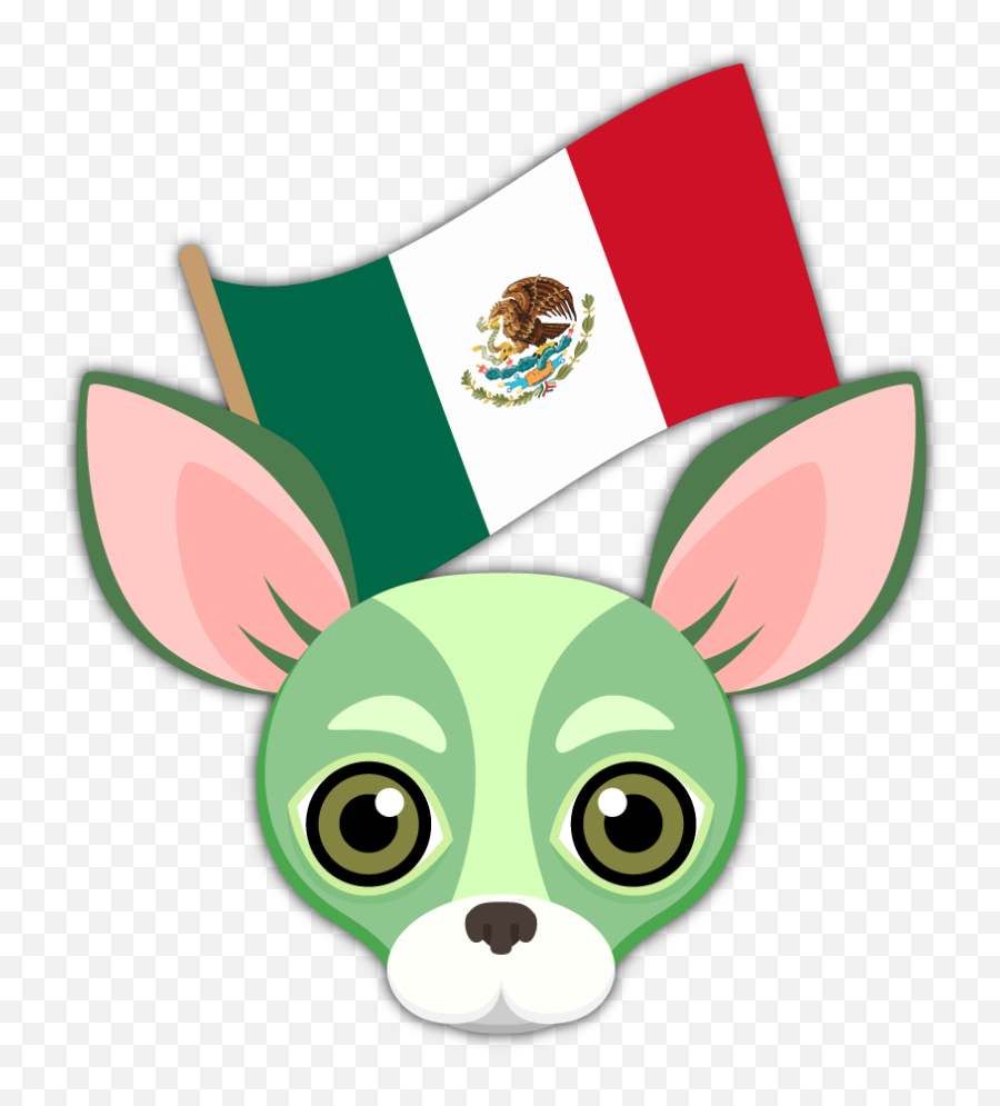 Green Saint Patricks Day Chihuahua - Flag Of Mexico Emoji,Saints Emoji