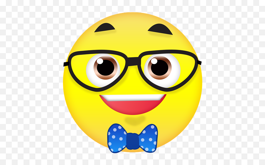Nerd Emoji Clipart - Smart Emojis,Emoji With Glasses
