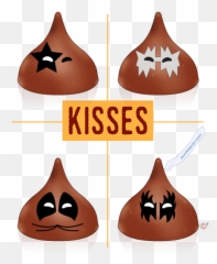 Music Rock Roll Demon - Chocolate Kiss And Band Emoji