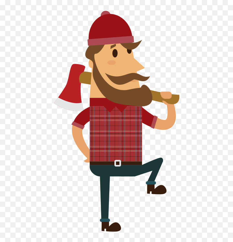 Lumberjack Clipart - Lumberjack Clipart Emoji,Lumberjack Emoji