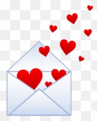Letter Mail Valentinescards Valentines - Valentine Clipart Emoji,Emoji Valentines Cards