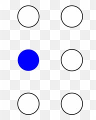 Korean Final R Braille - Circle Emoji