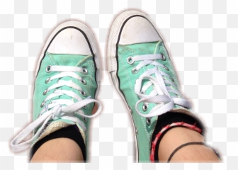 Green Shoes Sneakers Lightgreen Teal - Outdoor Shoe Emoji,Emoji Shoe Laces