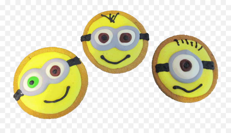 Minion Bakery Cookie - Smiley Emoji,Minion Emoticon