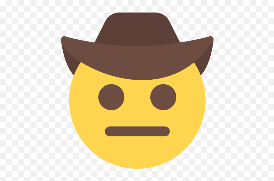 Cowboy - Emoji Enamorado Sombrero Vaquero,Sad Cowboy Emoji.
