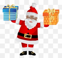 Black Santa - Claus Emoji