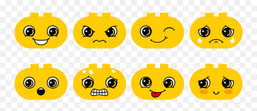 Explore The Face Bricks - Build Me Emotions Lego Emoji,Annoyed Emoticon