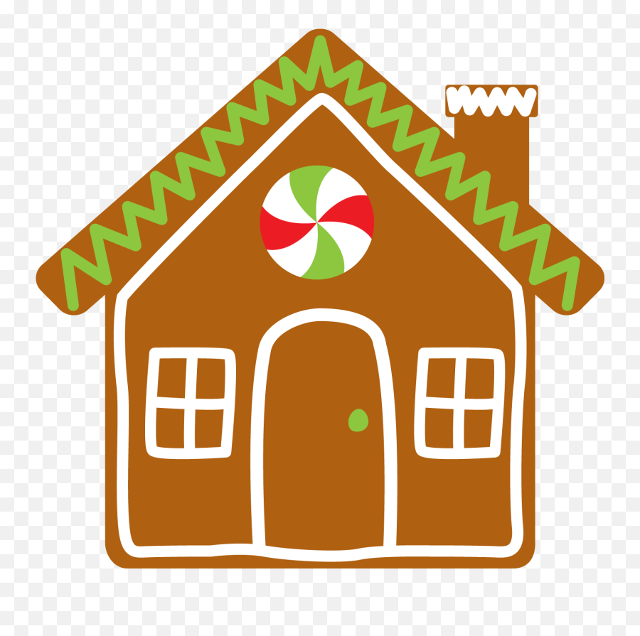 Christmas Gingerbread House Clip Art - Clip Art Emoji,Pole And House Emoji