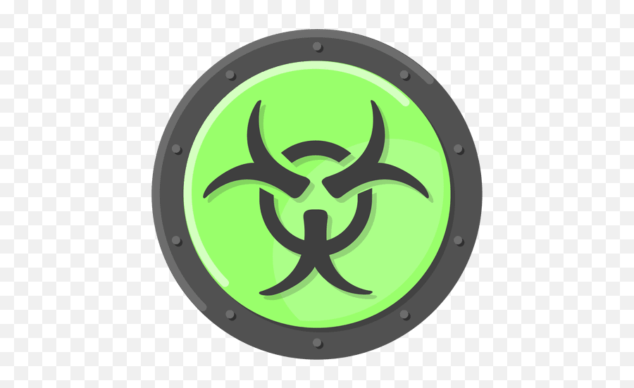 Biohazard Green Transparent Png - Biohazard Symbol Transparent Green Emoji,Biohazard Emoji