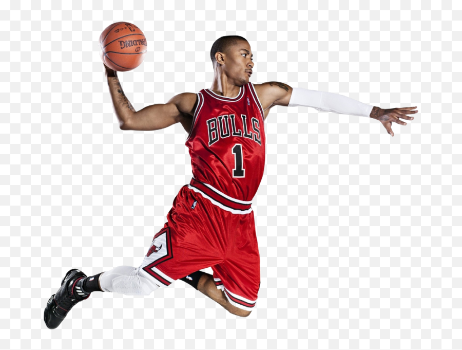 Nba Player Psd Official Psds - Derrick Rose Bulls Png Emoji,Nba Player Emoji