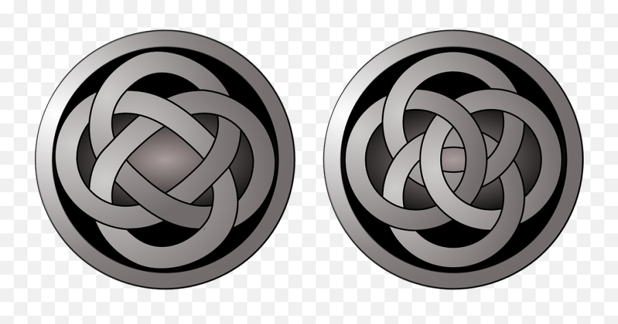 Celtic Circles Celtic Design Buttons Pins - Circle Hd Png Blue Peace Sign Emoji,Celtic Emoji