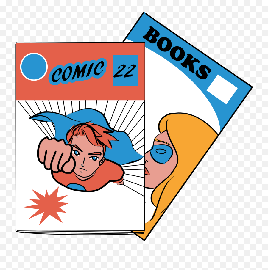 Comic Book Clipart Png - Comic Book Transparent Background Emoji,Comic Book Emoji