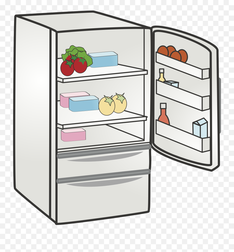 Transparent Fridge Clipart - Refrigerator Clipart Emoji,Refrigerator Emoji