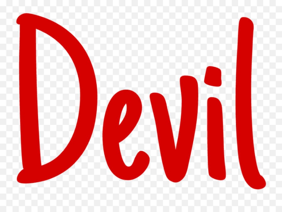 Download Devil Text Red Deviltext - Transparent Devil Roosters Emoji,How To Make A Devil Emoji