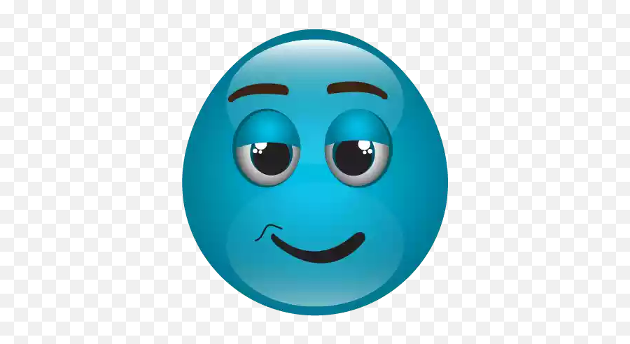 Blue Emoji Png File - Smiley,Emoji Blue Face