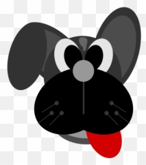 Dog Head Tongue Out Clipart Free SVG File - SvgHeartcom Puppy Emoji