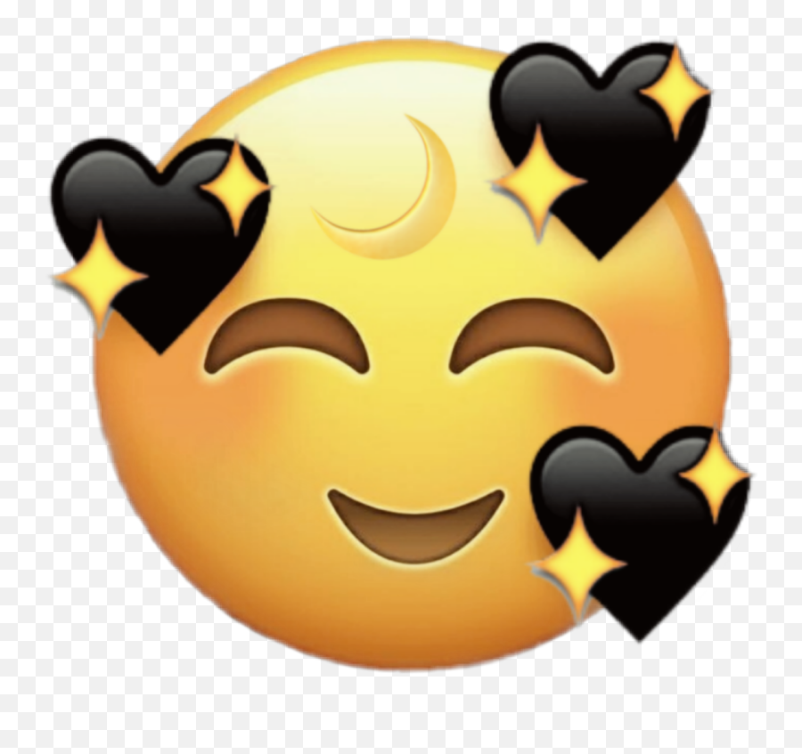 Emoji Black Darkness Sticker - Pink Emoji,Blink Emoji