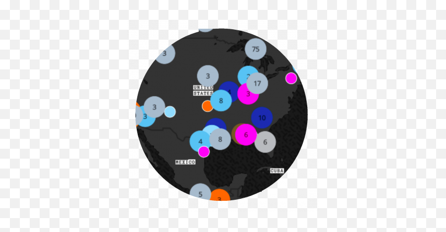 Mapping The Impact Of Natural Disasters 3 Sided Cube - Dot Emoji,Cuba Emoji