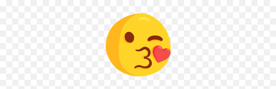 Face Blowing A Kiss Emoji Transparent - Designbust Happy,Kiss Text Emoticon