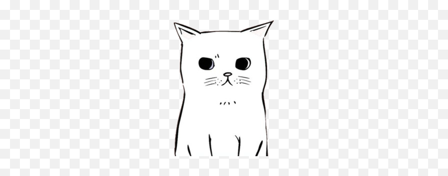 Cat Art Cute Drawings - Cute Cat Tumblr Png Emoji,Bongo Cat Emoji