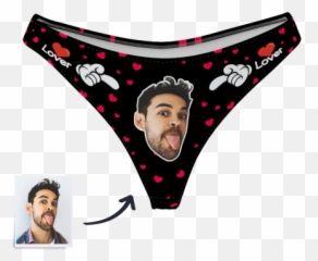 Custom Photo Boxer Sweet Heart Face - Custom Face Panties Emoji,Emoji Bikini Woman Flag