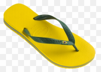 Yellow Flip Flops Flop Havaianas Flip - Havaianas Bandeira Do Brasil Amarela Emoji,Flip Flop Emoji Iphone