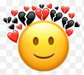 Sad Mylife Sticher Emoji Emojiiphone Heart Heartbreak - Smiley,Heartbreak Emoji