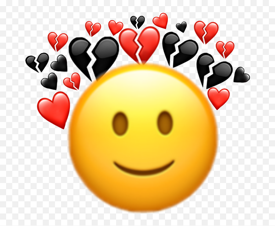 Sad Mylife Sticher Emoji Emojiiphone Heart Heartbreak - Smiley,Heartbreak Emoji