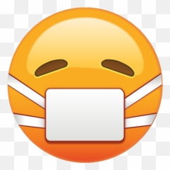 Sick Emoji - Transparent Sick Clipart,Think Emoji