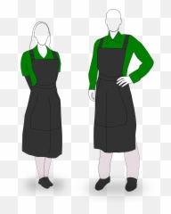 Apron Bar Café Waiter Waitress - Person In Drawing Emoji
