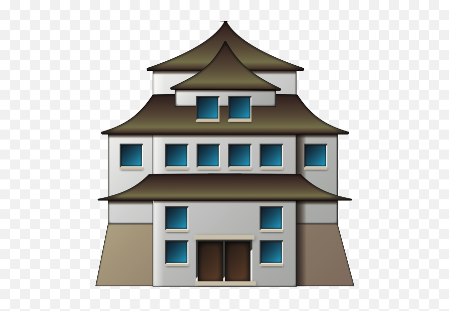 Emoji - Japanese Architecture,Castle Emoji