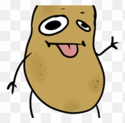 Potato Clipart Derpy - Derpy Potatoes Emoji,Derpy Emoji