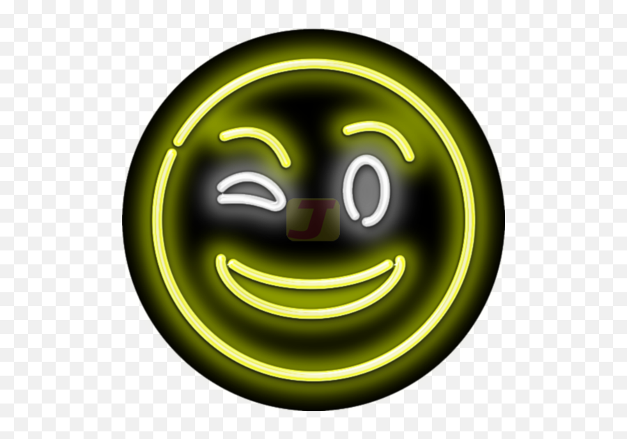 Fun Neon Signs - Smiley Emoji,Clock Rocket Clock Emoji