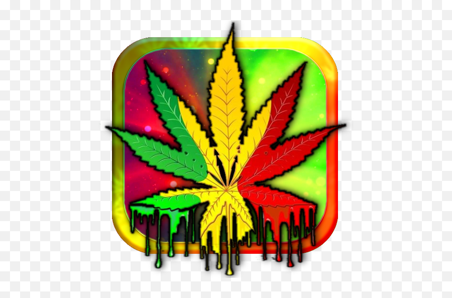 Marijuana Live Wallpaper - Rasta Gambar Daun Ganjah Keren Emoji,Marijuana Emoticon