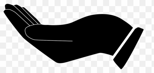 Asking Begging Cupped Giving Hands - Silhouette Png Emoji