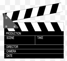Movie Clapperboard - Lights Camera Action Emoji